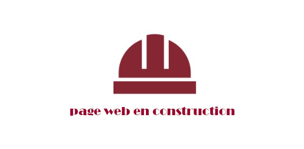 Page web en construction